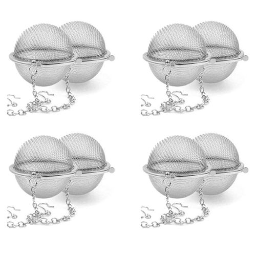 8pcs Pratique Boule A The Tea Epices Infuser Filtr
