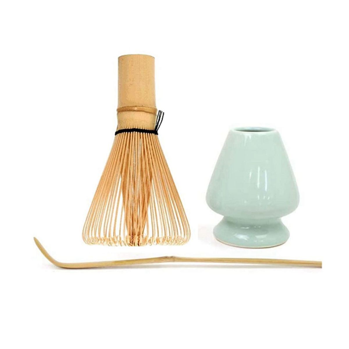 2x Ensemble De Fouet  Matcha Service  Th En Bambou Mat... - 3