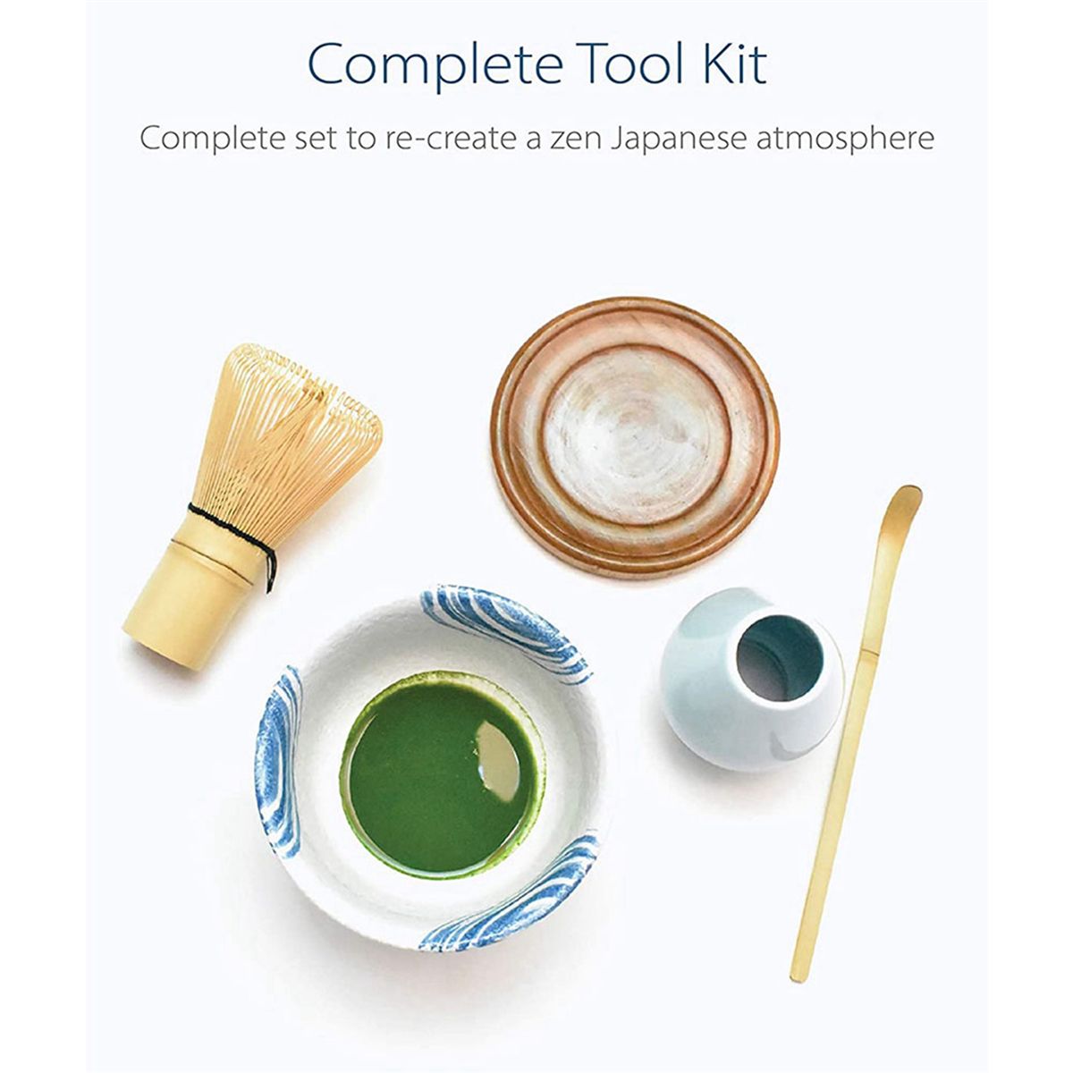 2x Ensemble De Fouet  Matcha Service  Th En Bambou Mat... - 4