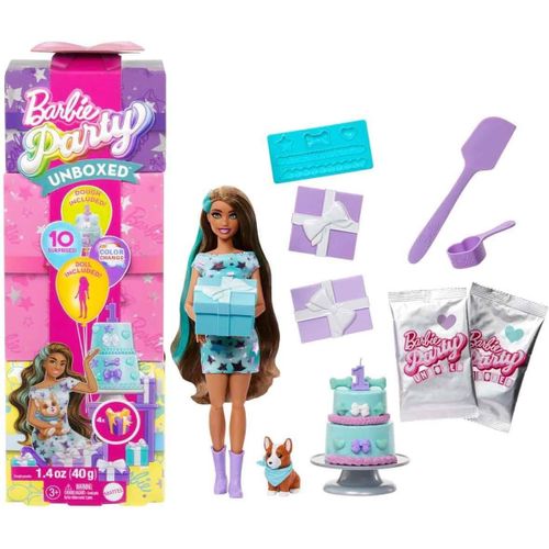 Coffret Poupée Barbie Cadeau Surprise Jfg72