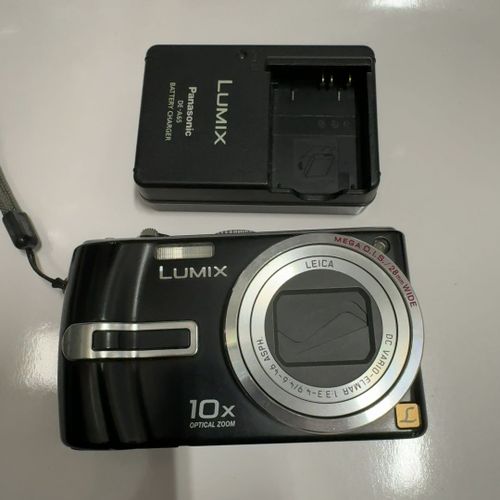 Appareil photo Compact Panasonic Lumix DMC-TZ3EF-K NoirK - Appareil photo numérique - compact - 7.2 MP - 10x zoom optique - Leica - noir