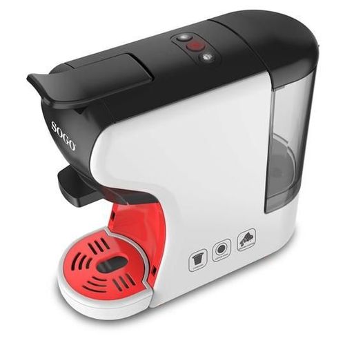 SOGO CAF-SS-5675 - Machine à café - 19 bar - blanc/noir/rouge
