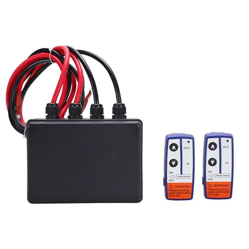 Kit de télécommande de treuil sans fil 500A, bobine de cuivre, boîte de commande de treuil multifonctionnelle étanche pour véhicules ATV 12000LB