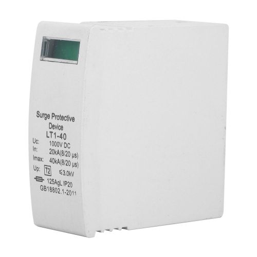 Dispositif de Protection contre les surtensions photovoltaïques DC, 2 pièces, parafoudre 1000VDC40KA