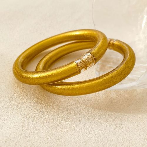 Bilandi-Bracelet Tube En Plastique Avec Silicone Pour Femme, Bijoux Modernes, Bracelet À Paillettes, Document Doré, Tempérament Élégant, Offre Spéciale