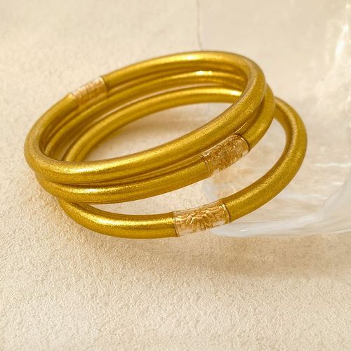 Bilandi-Bracelet Tube En Plastique Avec Silicone Pour Femme, Bijoux Modernes, Bracelet À Paillettes, Document Doré, Tempérament Élégant, Offre Spéciale