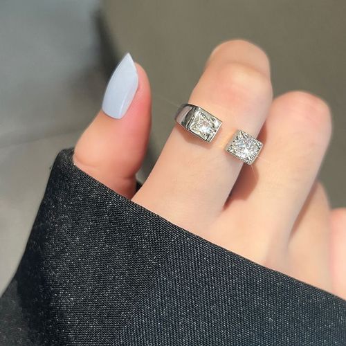 Bilandi-Bagues Géométriques En Métal Pour Femme, Bijoux Modernes, Tendance, Élégant, Tempérament, Argent, Résine Verte, Doigt, Nouveau, 2022