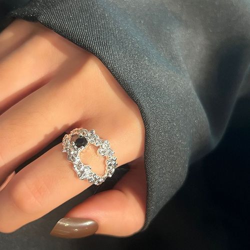 Bilandi-Bagues Géométriques En Métal Pour Femme, Bijoux Modernes, Tendance, Élégant, Tempérament, Argent, Résine Verte, Doigt, Nouveau, 2022