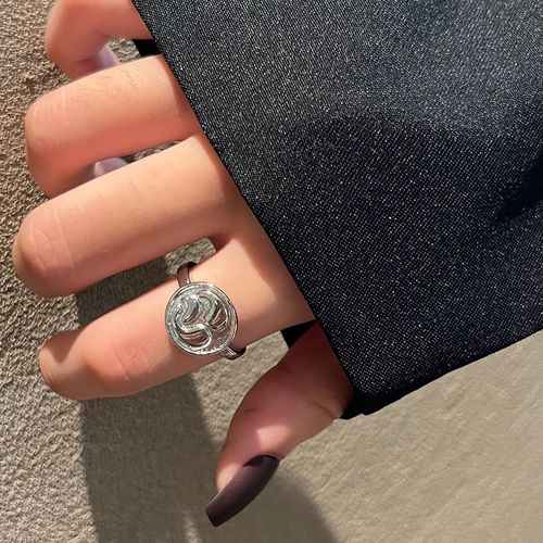 Bilandi-Bagues Géométriques En Métal Pour Femme, Bijoux Modernes, Tendance, Élégant, Tempérament, Argent, Résine Verte, Doigt, Nouveau, 2022