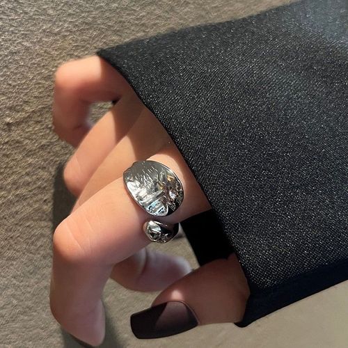 Bilandi-Bagues Géométriques En Métal Pour Femme, Bijoux Modernes, Tendance, Élégant, Tempérament, Argent, Résine Verte, Doigt, Nouveau, 2022