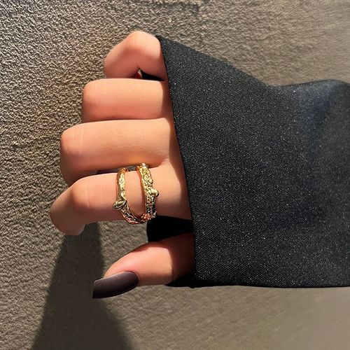 Bilandi-Bagues Géométriques En Métal Pour Femme, Bijoux Modernes, Tendance, Élégant, Tempérament, Argent, Résine Verte, Doigt, Nouveau, 2022