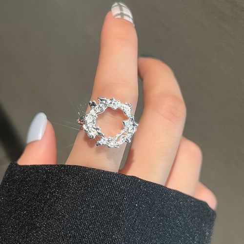 Bilandi-Bagues Géométriques En Métal Pour Femme, Bijoux Modernes, Tendance, Élégant, Tempérament, Argent, Résine Verte, Doigt, Nouveau, 2022