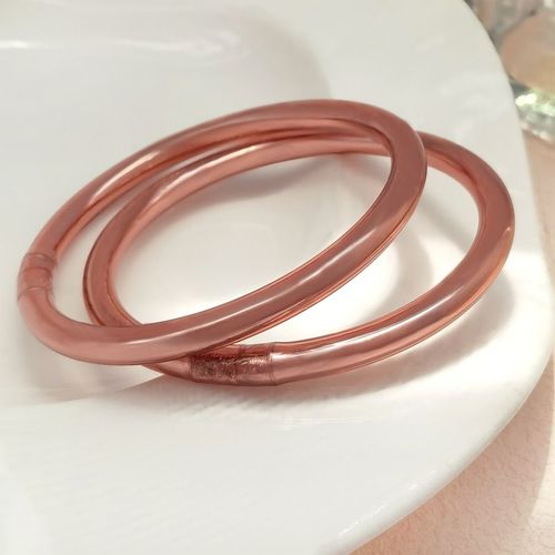 Bilandi-Bracelet Souple En Rose Brillant Pour Femme Et Fille, Tube En Plastique De Haute Qualité, Bracelets Scintillants Intérieurs, Bijoux Tendance, Nouveau, 2023