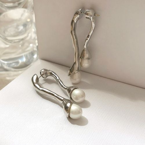 Bilandi-Boucles D'oreilles Pendantes En Forme De Larme Pour Femme, Bijoux Modernes, Argent 925, Résine, Arrière, Avant, Cadeau, Tendance, Nouveau, 2022