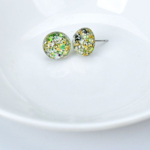 Boucles D'oreilles Géométriques Noires Et Blanches En Résine Pour Femme Bijoux Coréens, Nouvelle Collection