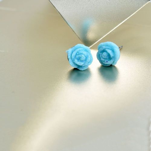 Boucles D'oreilles À Fleurs En Résine Multicolore, Bijoux Simples Pour Femmes, Mignonnes Et Florales, Cadeau De Fête