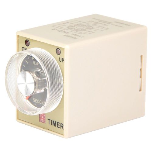 Minuterie de retard de mise sous tension AH3-3, relais temporisé AC 220V 50/60Hz(6S)