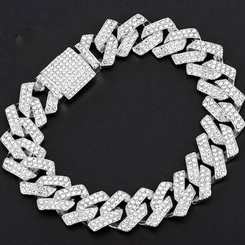 Montre De Luxe En Or 18k Pour Hommes, Montre-Bracelet En Acier Glacé, Quartz, Strass, Style Hip Hop