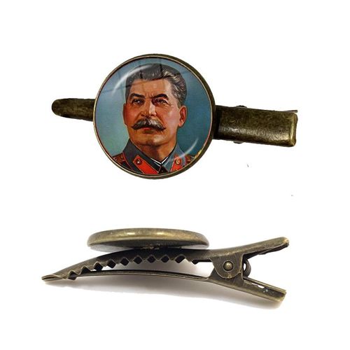 Pince À Cravate Classique Avec Étoile Rouge, Marteau, Faucille, Emblème Du Communion, Cccp, Cabochon En Verre, Pour Chemise Masculine
