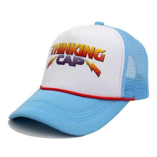 Stranger Things Saison 4 Dustin Thinking Cosplay Caps, Réglable Baseball Sunshade Hat, Costume Prop