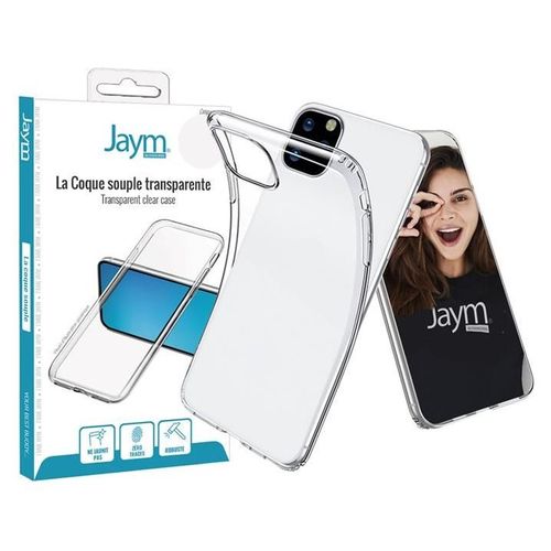 Jaym - Coque De Protection Pour Téléphone Portable - Doux - Polyuréthanne Thermoplastique (Tpu) - Transparent - Pour Apple Iphone 15 Pro