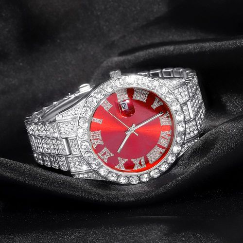 Montre-Bracelet En Diamant Pour Hommes Et Femmes, Montre-Bracelet En Or Pour Dames, Biscuits De Luxe, Montre-Bracelet Unisexe, Horloge Féminine