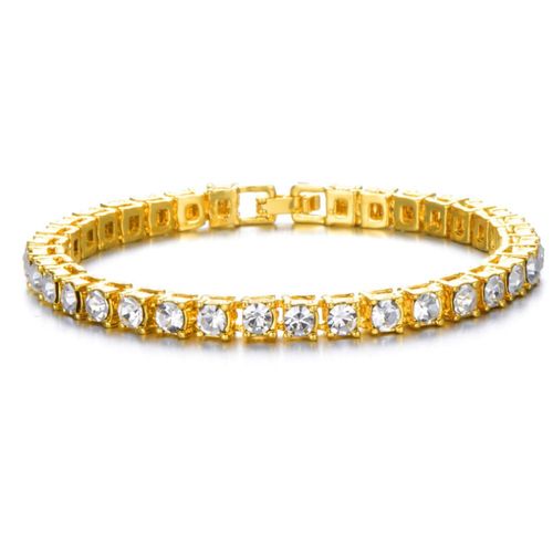 Bracelet De Tennis À Breloques Cz Pour Femmes, Bijoux En Cristal Zircon, Réglable, Boîte De Couleur Or Argent, Chaîne, Cadeau