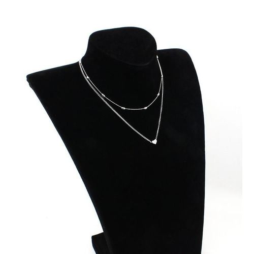 Collier Pendentif Double Cuir Chevelu D'érable Pour Femme, Bijoux De Bureau Mignons, Vente En Gros, Nouveau, 2019