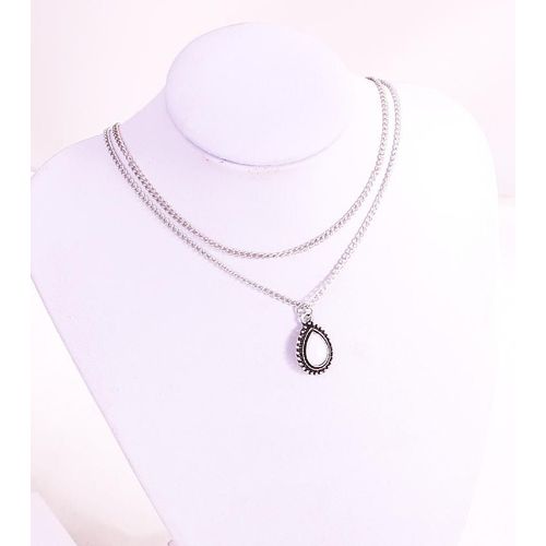 Collier Pendentif Double Cuir Chevelu D'érable Pour Femme, Bijoux De Bureau Mignons, Vente En Gros, Nouveau, 2019