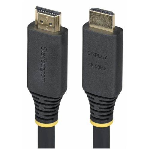 StarTech.com 10m (32.8ft) Active High Speed HDMI Cable, 4K60Hz - High speed - câble HDMI avec Ethernet - HDMI mâle pour HDMI mâle - 10 m - blindé - noir - actif, prise en charge UHD 4K60Hz...