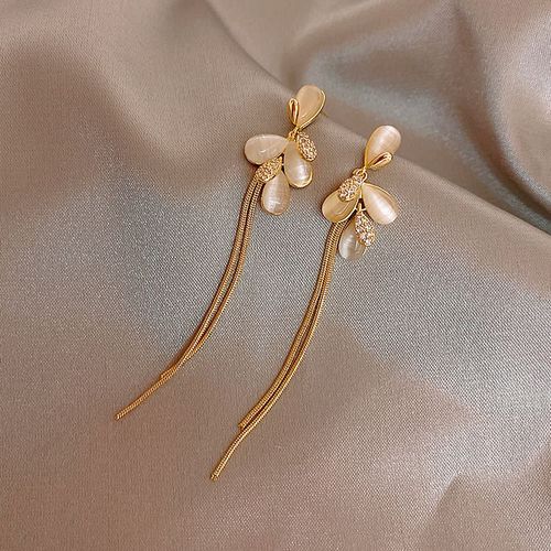 Boucles D'oreilles En Cristal Pour Femmes, Nouvelles Boucles D'oreilles De Tempérament, En Filet, À La Mode, Rouge, Sauvage, Gland, Vente En Gros, 2021
