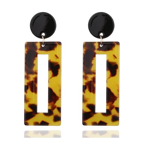 Boucles D'oreilles En Acrylique Pour Femmes, Pendentif Léopard En Résine, Style Boho, Cadeau Préféré, Nouvelle Collection 2020
