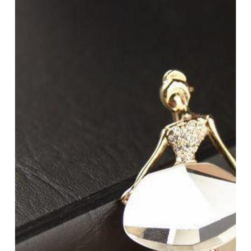 Broche En Cristal Simpson Sweet Girl, Beaux Bijoux De Ballet, Tempérament De Princesse, Mode Chaude, Savoir, Vente En Gros, Nouveau