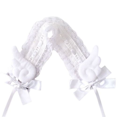 Femmes Bandeaux De Cheveux Lolitas Dentelle Chapeaux Mignon Cheveux Accessoires Cosplay Bandeau Dropship