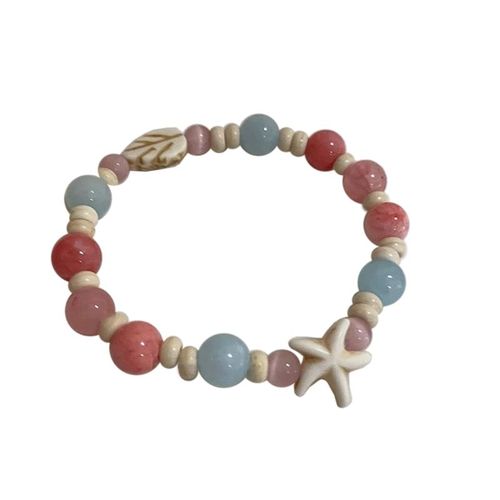 Mode Mignon Coloré Perle Bracelets Cristal Doux Céramique Perle Bracelet Y2k Bijoux Pour Femmes Dopamine Perle Livraison Directe