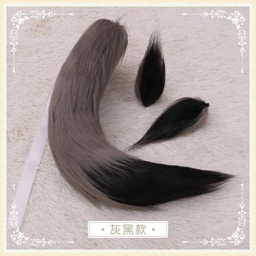 Oreilles De Renard En Peluche Anime Pour Filles, Queue Imbibée, Cosplay Animal, Oreilles De Bête En Fourrure, Queue De Bandeau Lolita, Vêtements De Sauna, Accessoires De Costume De Fête