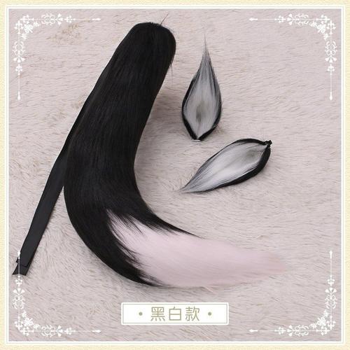 Oreilles De Renard En Peluche Anime Pour Filles, Queue Imbibée, Cosplay Animal, Oreilles De Bête En Fourrure, Queue De Bandeau Lolita, Vêtements De Sauna, Accessoires De Costume De Fête