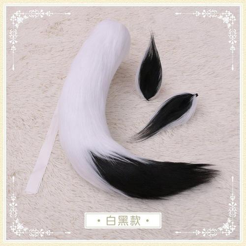 Oreilles De Renard En Peluche Anime Pour Filles, Queue Imbibée, Cosplay Animal, Oreilles De Bête En Fourrure, Queue De Bandeau Lolita, Vêtements De Sauna, Accessoires De Costume De Fête