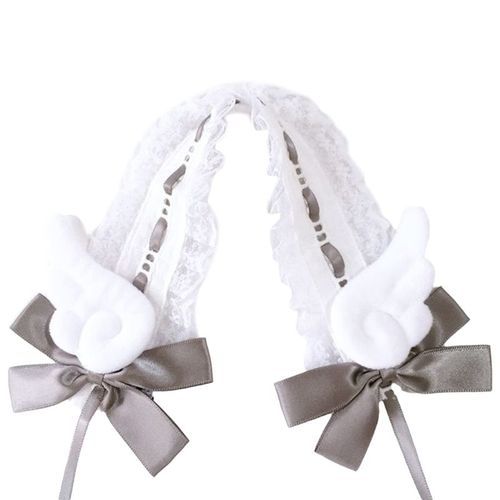 Femmes Bandeaux De Cheveux Lolitas Dentelle Chapeaux Mignon Cheveux Accessoires Cosplay Bandeau Dropship