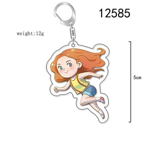 Porte-Clés Avec Pendentif En Acrylique, Personnage De Dessin Animé Mignon, Cosplay Dustin, Stranger Things, Saison 4