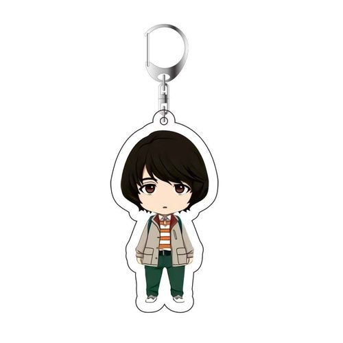 Porte-Clés Avec Pendentif En Acrylique, Personnage De Dessin Animé Mignon, Cosplay Dustin, Stranger Things, Saison 4