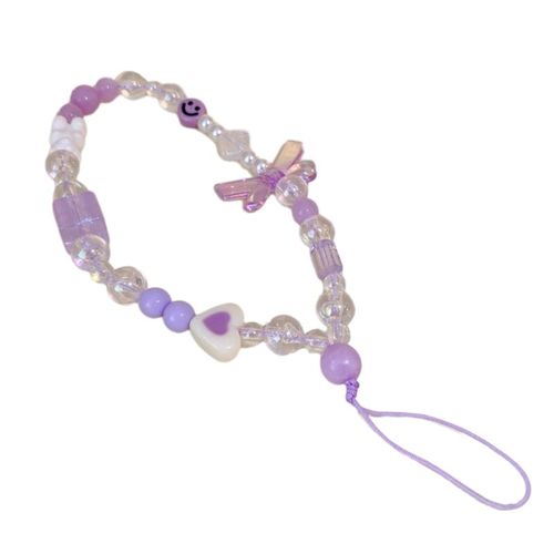 Bohème Perlé Bracelets Coeur Étoile Collier Violet Bowknot Collier En Cristal De Haute Qualité D'été Résine Collier Bijoux