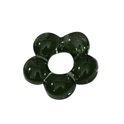 Fleur À Trous Simples, Ornement En Verre, Pour Bricolage, Artisanat Décoré, Collier, Bracelet, Bijoux, Livraison Directe