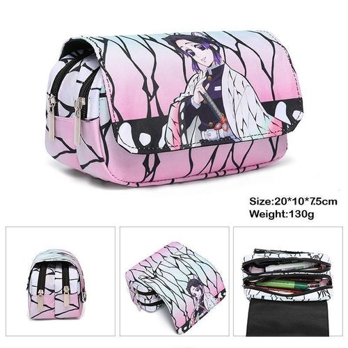 Trousse À Crayons Anime Demon Slayer, Cosplay Kimetsu No Yaiba Tanjirou Giyuuzipper, Sac De Rangement Pour Étudiant, Portefeuille, Cadeau De Saison S?