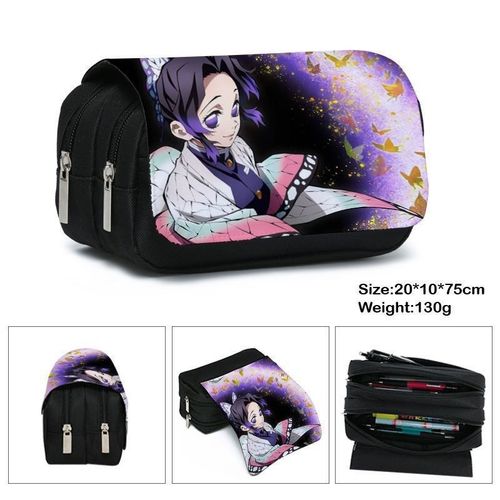 Trousse À Crayons Anime Demon Slayer, Cosplay Kimetsu No Yaiba Tanjirou Giyuuzipper, Sac De Rangement Pour Étudiant, Portefeuille, Cadeau De Saison S?