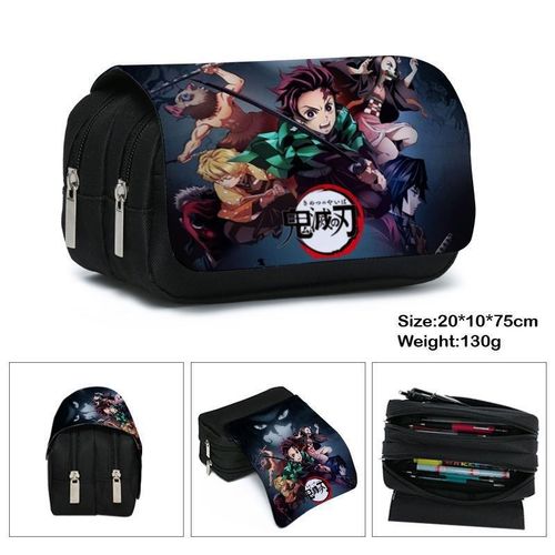 Trousse À Crayons Anime Demon Slayer, Cosplay Kimetsu No Yaiba Tanjirou Giyuuzipper, Sac De Rangement Pour Étudiant, Portefeuille, Cadeau De Saison S?