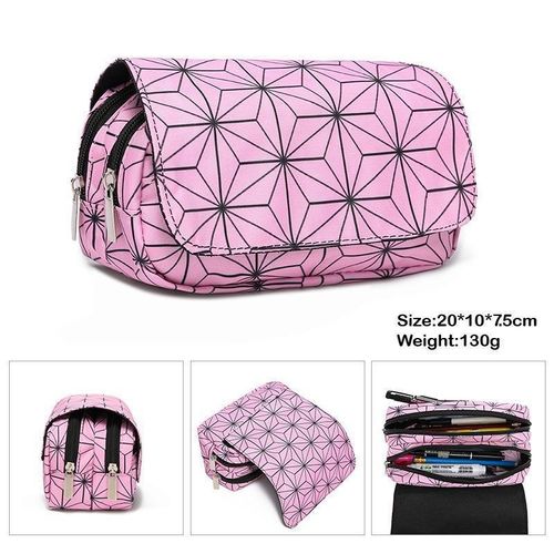 Trousse À Crayons Anime Demon Slayer, Cosplay Kimetsu No Yaiba Tanjirou Giyuuzipper, Sac De Rangement Pour Étudiant, Portefeuille, Cadeau De Saison S?