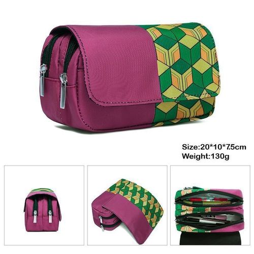 Trousse À Crayons Anime Demon Slayer, Cosplay Kimetsu No Yaiba Tanjirou Giyuuzipper, Sac De Rangement Pour Étudiant, Portefeuille, Cadeau De Saison S?