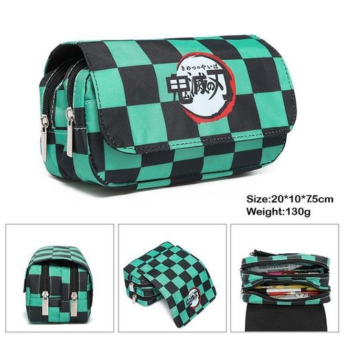 Trousse À Crayons Anime Demon Slayer, Cosplay Kimetsu No Yaiba Tanjirou Giyuuzipper, Sac De Rangement Pour Étudiant, Portefeuille, Cadeau De Saison S?