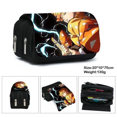 Trousse À Crayons Anime Demon Slayer, Cosplay Kimetsu No Yaiba Tanjirou Giyuuzipper, Sac De Rangement Pour Étudiant, Portefeuille, Cadeau De Saison S?